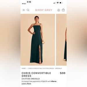 Birdy Grey Chris bridesmaid dress